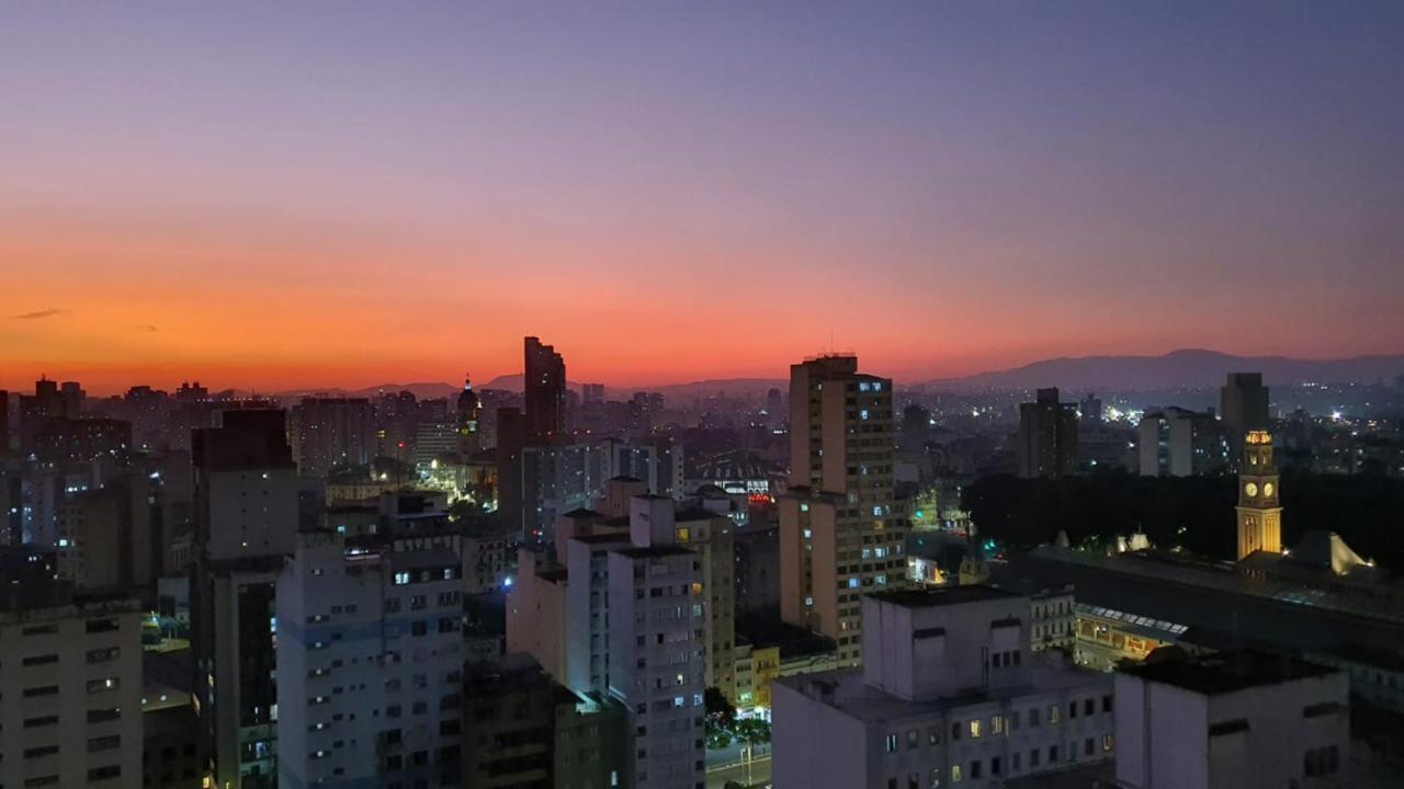 Apartamento com WiFi próximo ao metrô Luz São Paulo Exterior foto